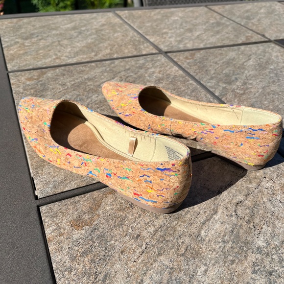 Serra cork paint splatter flat shoes - Picture 10 of 11